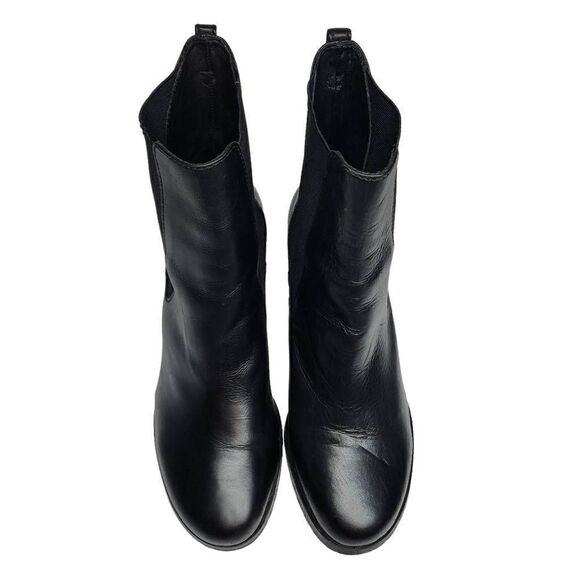 Cole Haan Denise Women's Black Closed Toe Pull On Ankle Heeled Boots Size 10B - Picture 10 of 11